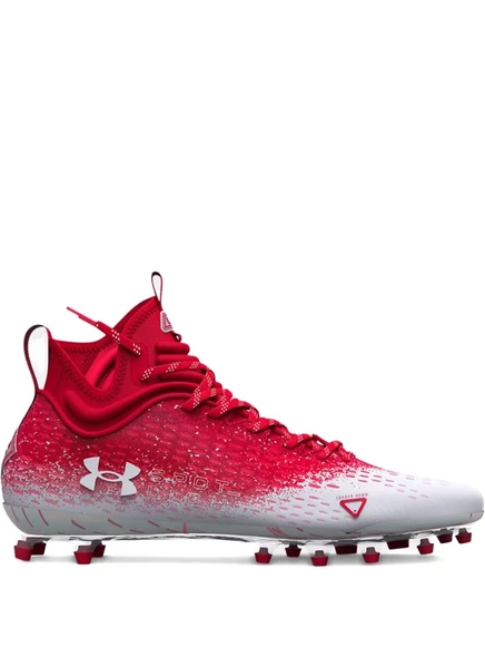 Мужские бутсы Under Armour Spotlight Lux Mc, красно-белые
