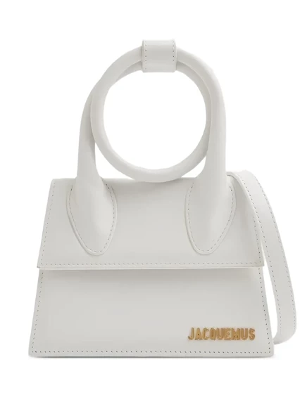 Женская сумка Jacquemus Le Chiquito Noeud, белая