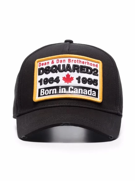 Мужская бейсболка DSquared2 Born in Canada, черная