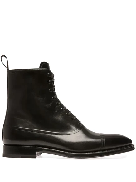 Ботильоны Bally Scribe из телячьей кожи black