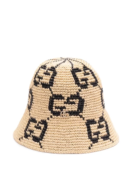 Унисекс панама Gucci GG, бежевый