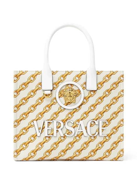 Женская сумка-тоут Versace La Medusa малая, нейтральная