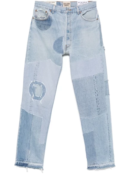 Унисекс джинсы Gallery Dept. Jake 5001 прямого кроя, синие