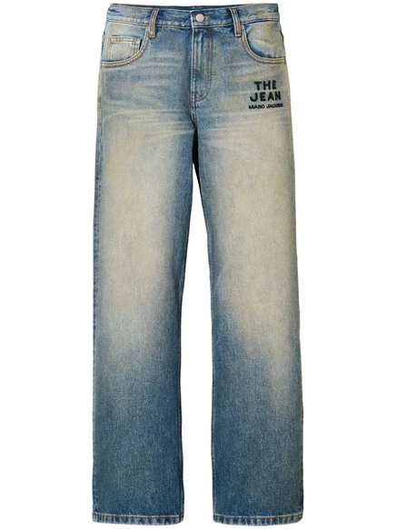 Женские прямые джинсы Marc Jacobs The Washed, синие