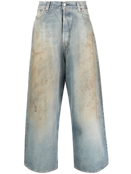 Унисекс джинсы Acne Studios 2023 Super baggy, светло-голубые