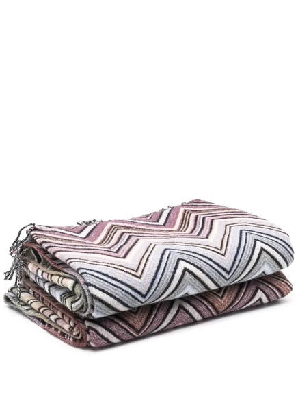 Плед Missoni Home 190×130 см шерстяной, синий