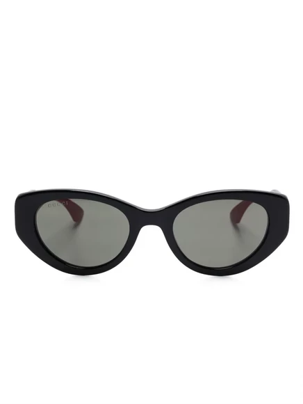 Женские солнцезащитные очки Gucci Eyewear кошачий, черные