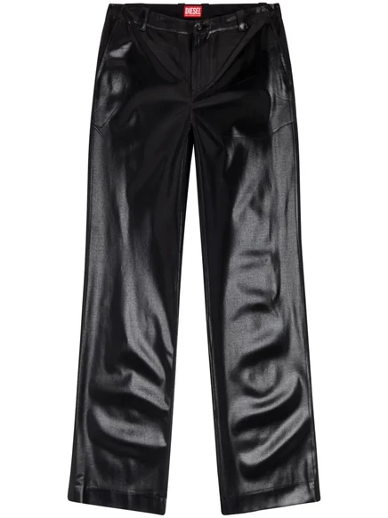 Мужские брюки Diesel Stanley прямые с панелями, черные