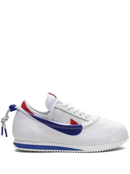 Унисекс кроссовки Nike x Clot Cortez, бело‑сине‑красные