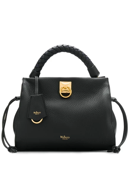 Женская сумка Mulberry Small Iris из кожи, черная