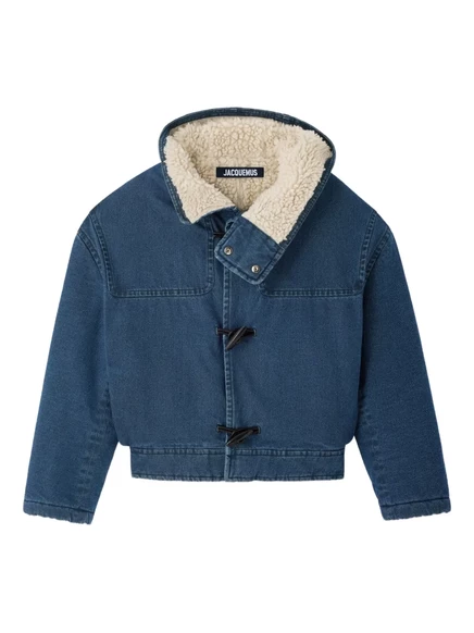 Куртка с капюшоном Jacquemus Le Duffle De-Nimes blue