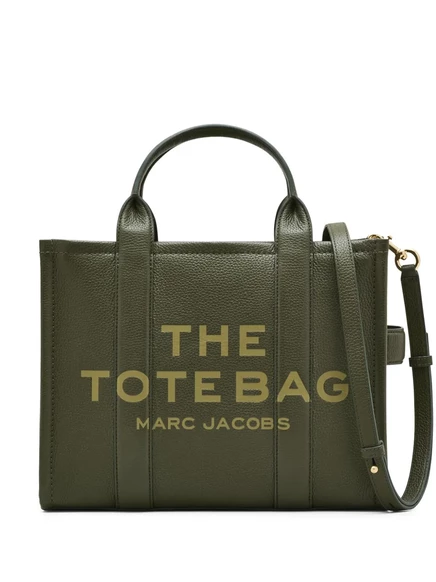 Кожаная сумка Marc Jacobs среднего размера green
