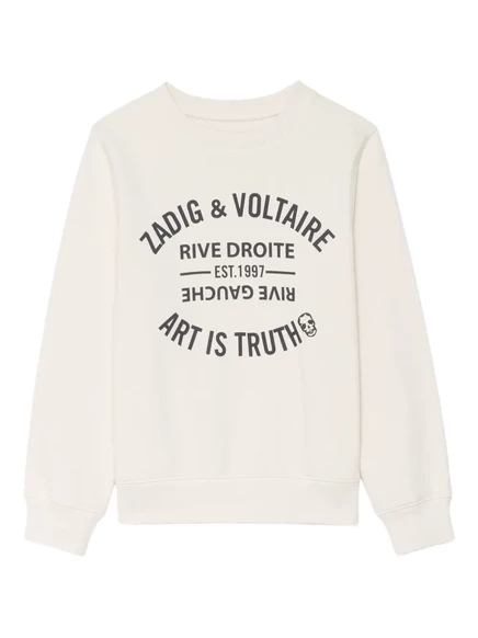 Толстовка с логотипом Zadig&Voltaire white