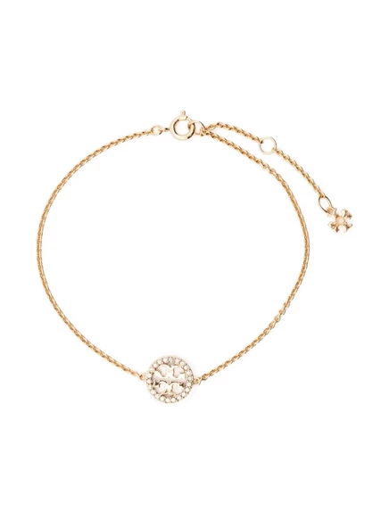 Женский браслет Tory Burch Miller с логотипом, золотой