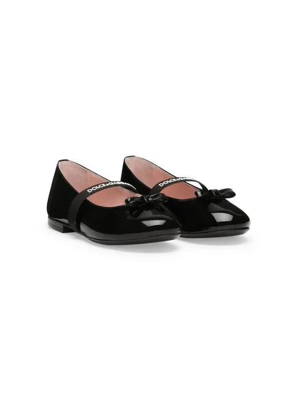 Балетки для девочек Dolce & Gabbana Kids, синие