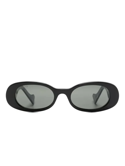 Женские солнцезащитные очки Gucci Eyewear GG овальные, черные