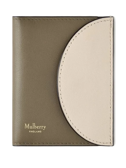 Кошелек-полумесяц Mulberry, складывающийся вдвое