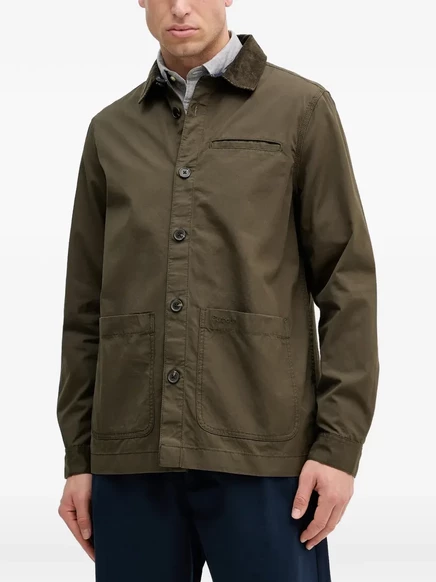 Мужская рубашка‑куртка Barbour, зеленая