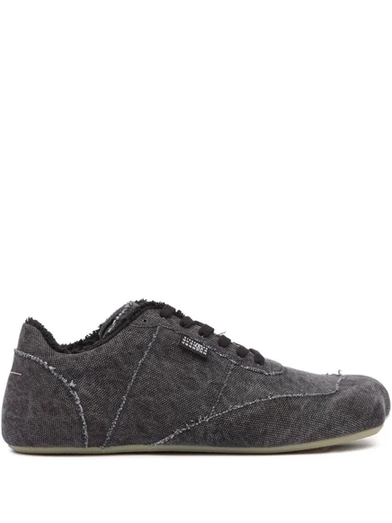 Женские кеды MM6 MAISON MARGIELA с бахромой, серые