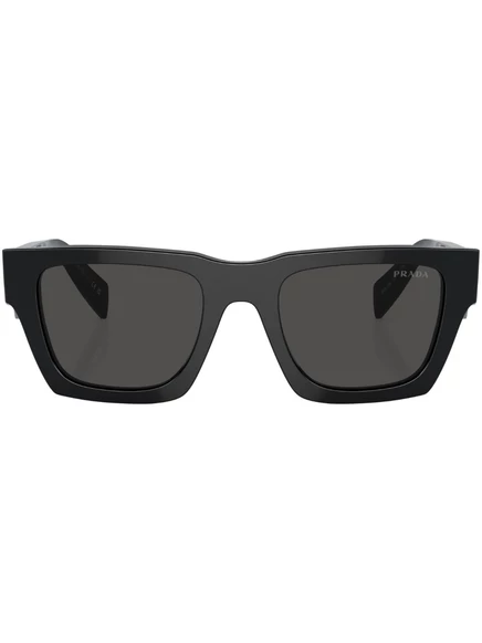 Квадратные солнцезащитные очки с логотипом Prada Eyewear и надписью black