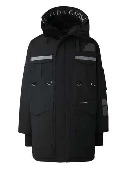 Куртка с капюшоном с логотипом Canada Goose Snow Mantra black