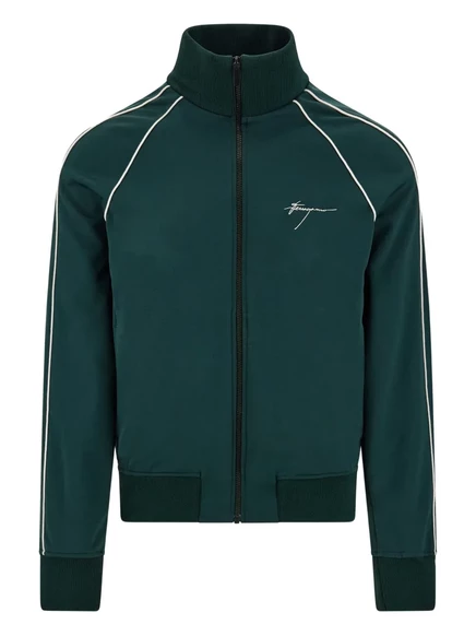Верх спортивного костюма с логотипом Ferragamo green