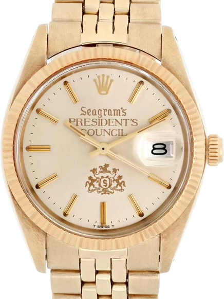 Часы Rolex Date 34 мм из 24К желтого золота, золотой