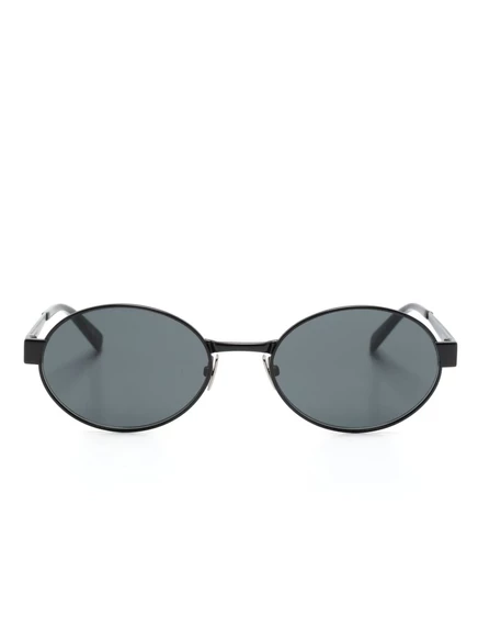 Солнцезащитные очки в овальной оправе Saint Laurent Eyewear SL692 black