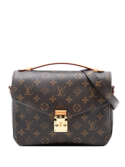 Женская сумка Louis Vuitton Pochette Metis 2016, коричневая