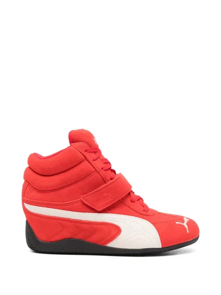 Женские кроссовки Puma Speedcat Wedge OG на танкетке, красные
