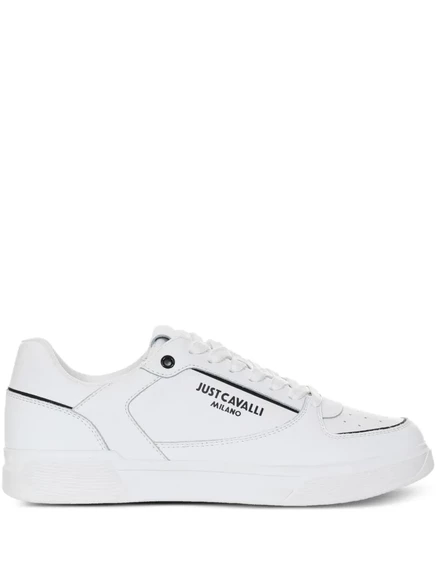 Кроссовки с логотипом Just Cavalli white