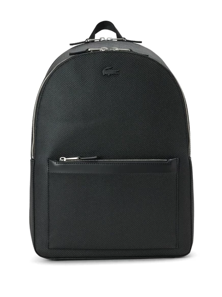 Мужской кожаный рюкзак Lacoste Chantaco, черный