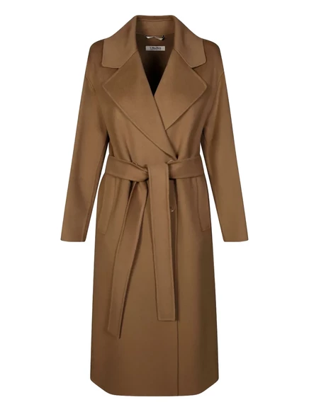 Женское пальто S. Max Mara HELLER с поясом, светло-коричневое