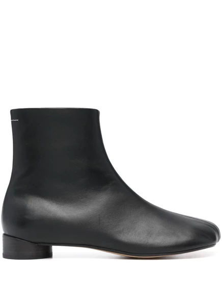 Кожаные ботильоны MM6 Maison Margiela 30 мм  black