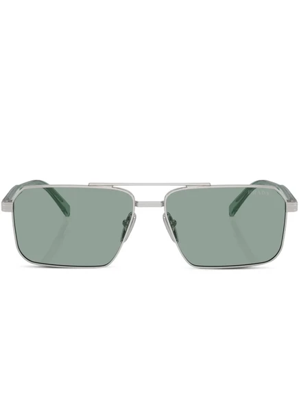 Солнцезащитные очки-авиаторы в оправе Prada Prada PR A57S silver