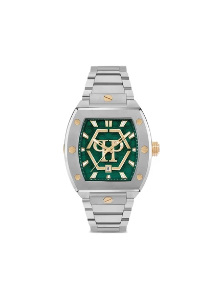 Мужские часы Philipp Plein The Hexagon Phantom 44 мм, зеленые