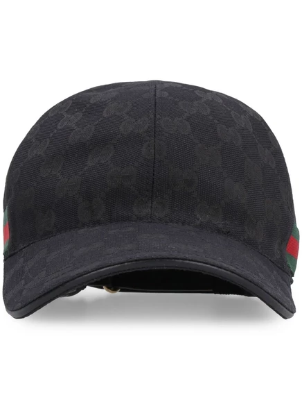 Унисекс бейсболка Gucci GG Supreme Web, черная