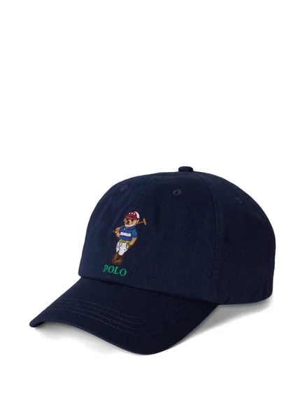 Кепка для мальчика Polo Ralph Lauren Kids с медведем, синяя