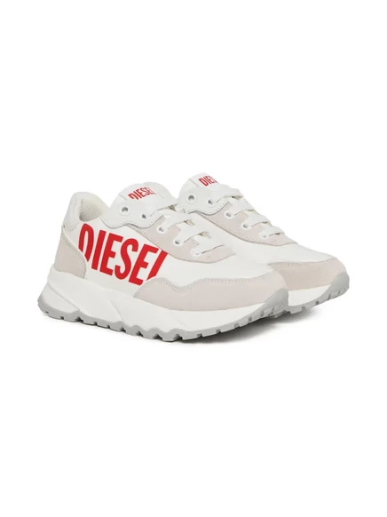 Кроссовки для мальчиков Diesel Kids с логотипом, белые