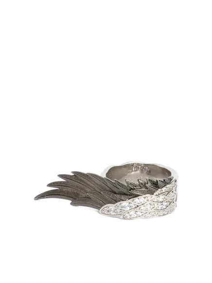 Женское кольцо Zadig & Voltaire Rock Feather, серебристое