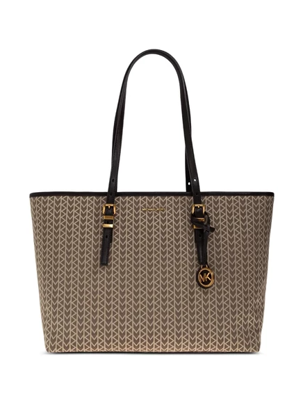 Большая сумка-тоут Michael Kors с рисунком Куинна brown
