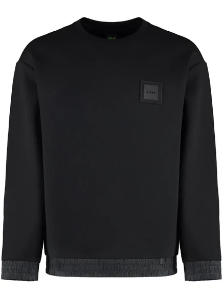 Толстовка с аппликацией из логотипа BOSS black
