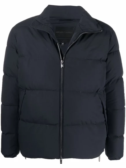 Мужская пуховая куртка Emporio Armani, синяя