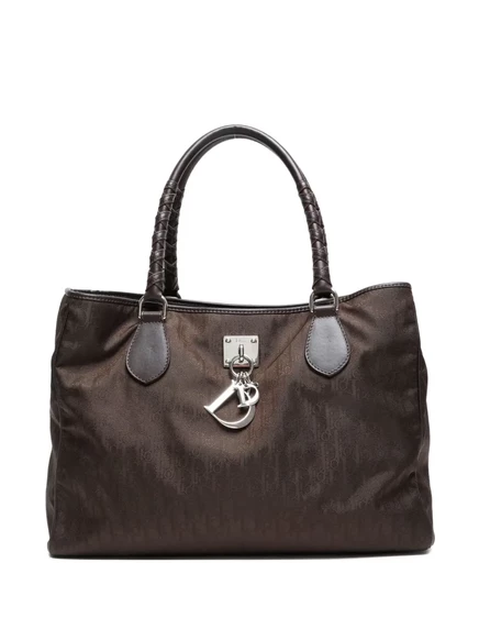 Сумка-тоут Christian Dior Trotter, коричневая
