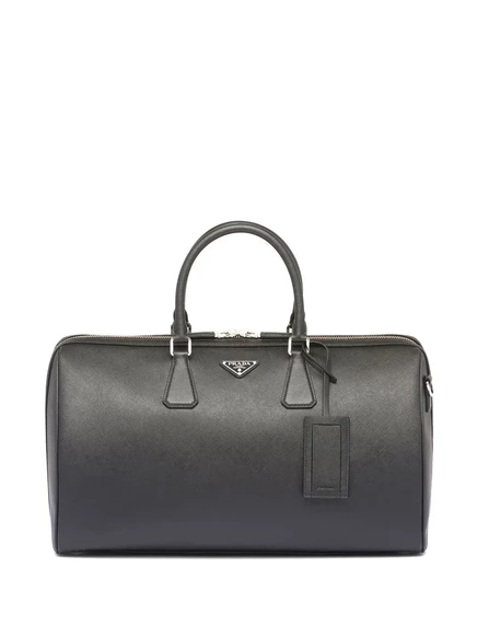 Мужская дорожная сумка Prada Saffiano, черная