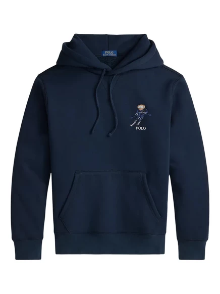 Мужская худи Polo Ralph Lauren с вышивкой, синяя