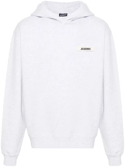 Мужское худи Jacquemus Le Hoodie Gros Grain, серое