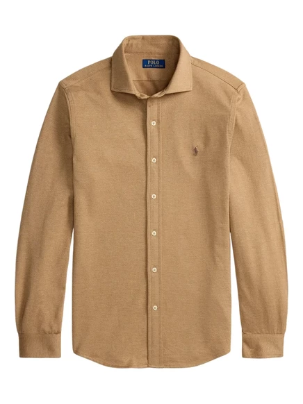 Рубашка с вышитым логотипом Polo Ralph Lauren