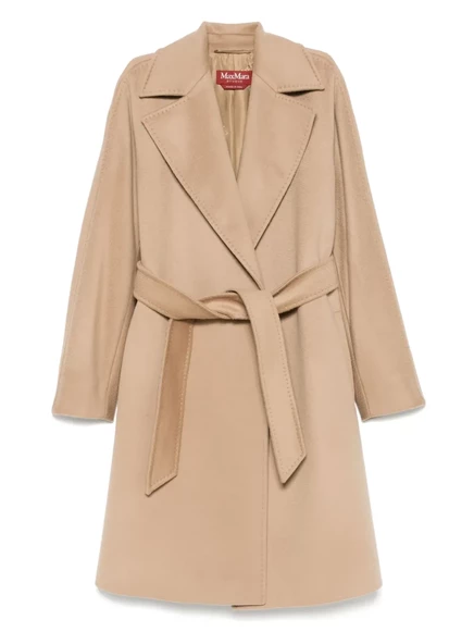 Max Mara virgin-шерстяной тренч-пальто neutrals