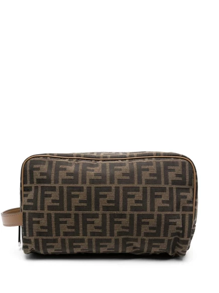 Мужской несессер Fendi FF-motif, черно-коричневый
